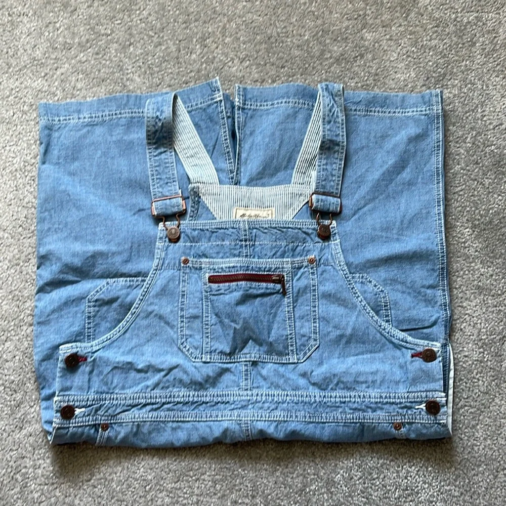 Eddie Bauer Overalls with Skirt - Picture 1 of 4